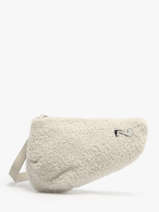 Cross Body Tas City Perle Winter Shearling En Leder Nathan baume Beige n city S